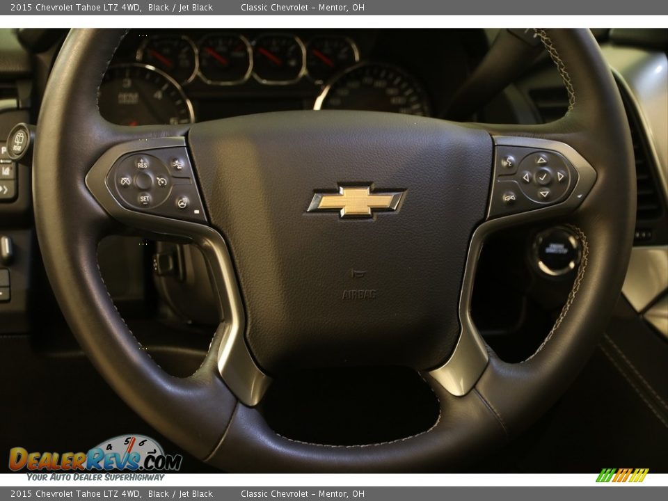 2015 Chevrolet Tahoe LTZ 4WD Black / Jet Black Photo #8