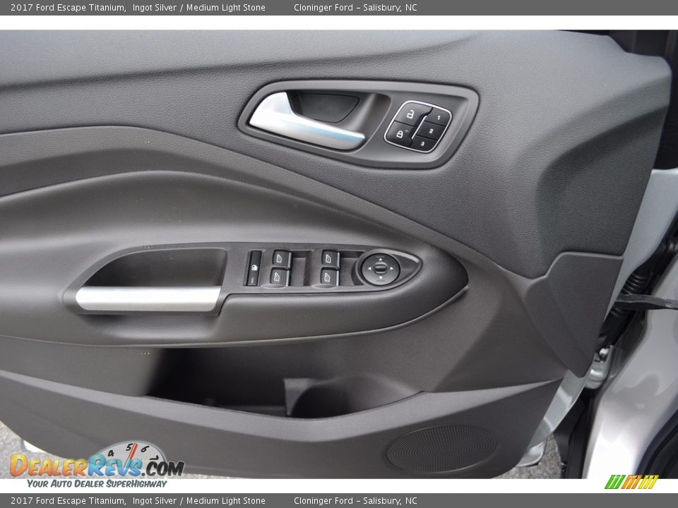 2017 Ford Escape Titanium Ingot Silver / Medium Light Stone Photo #5