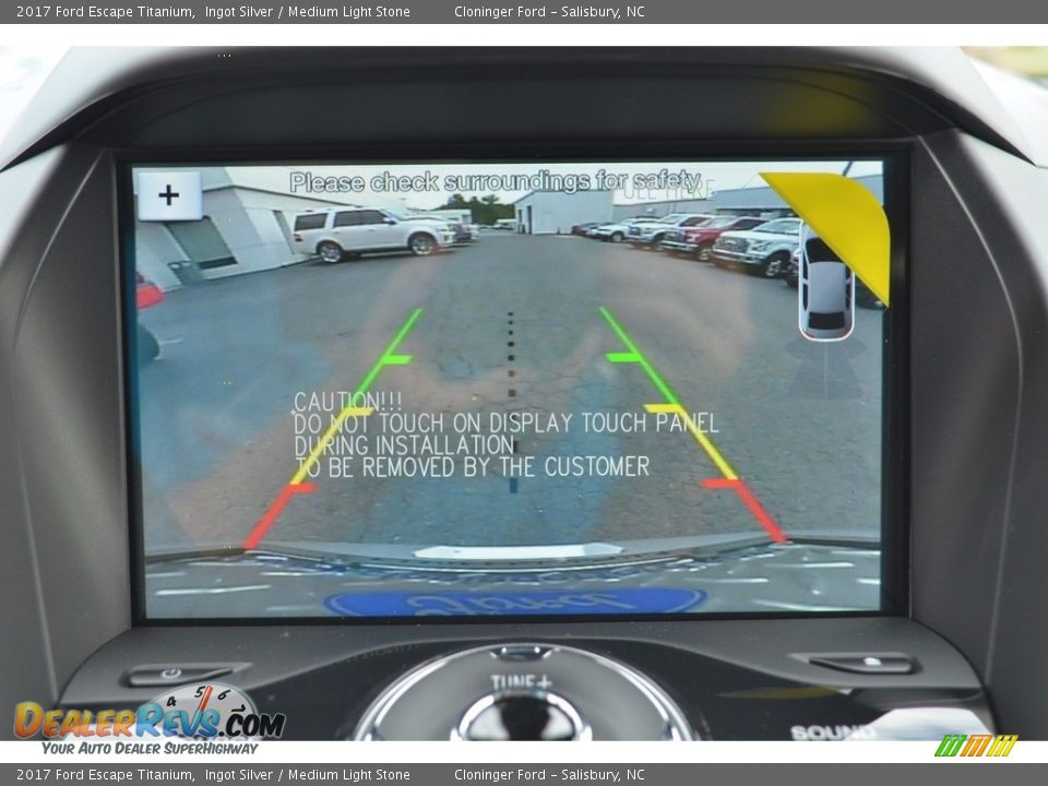 2017 Ford Escape Titanium Ingot Silver / Medium Light Stone Photo #15