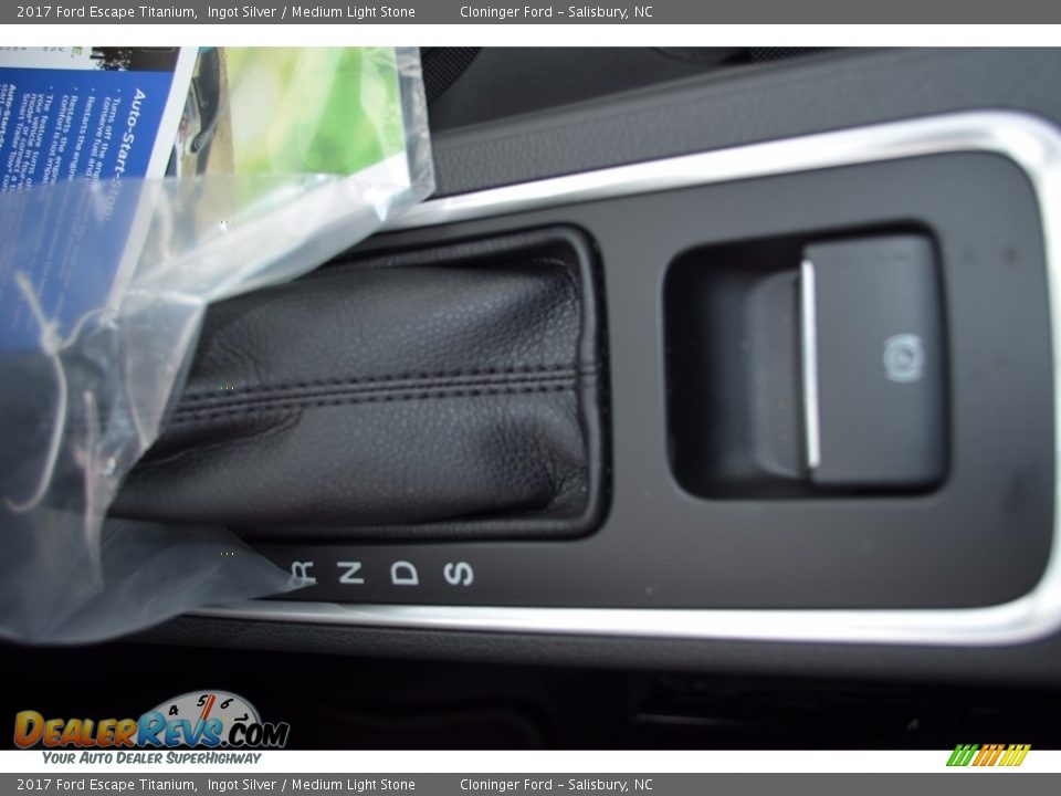 2017 Ford Escape Titanium Ingot Silver / Medium Light Stone Photo #17