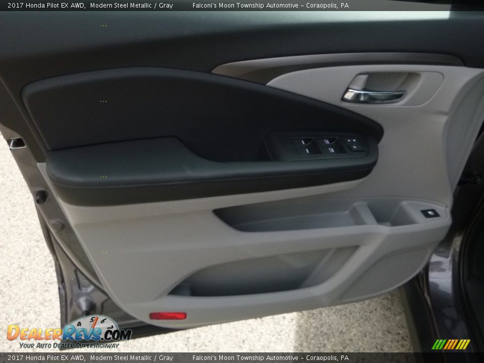 2017 Honda Pilot EX AWD Modern Steel Metallic / Gray Photo #12