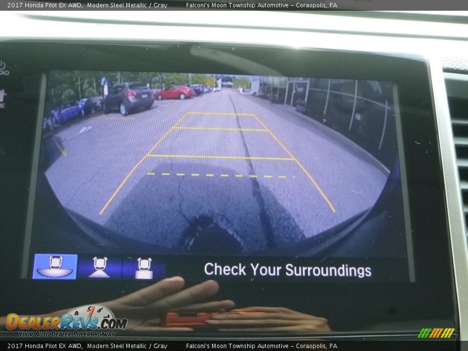 2017 Honda Pilot EX AWD Modern Steel Metallic / Gray Photo #15