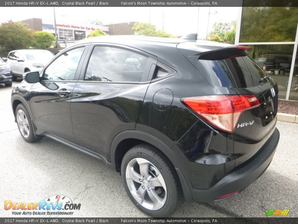 2017 Honda HR-V EX-L AWD Crystal Black Pearl / Black Photo #2