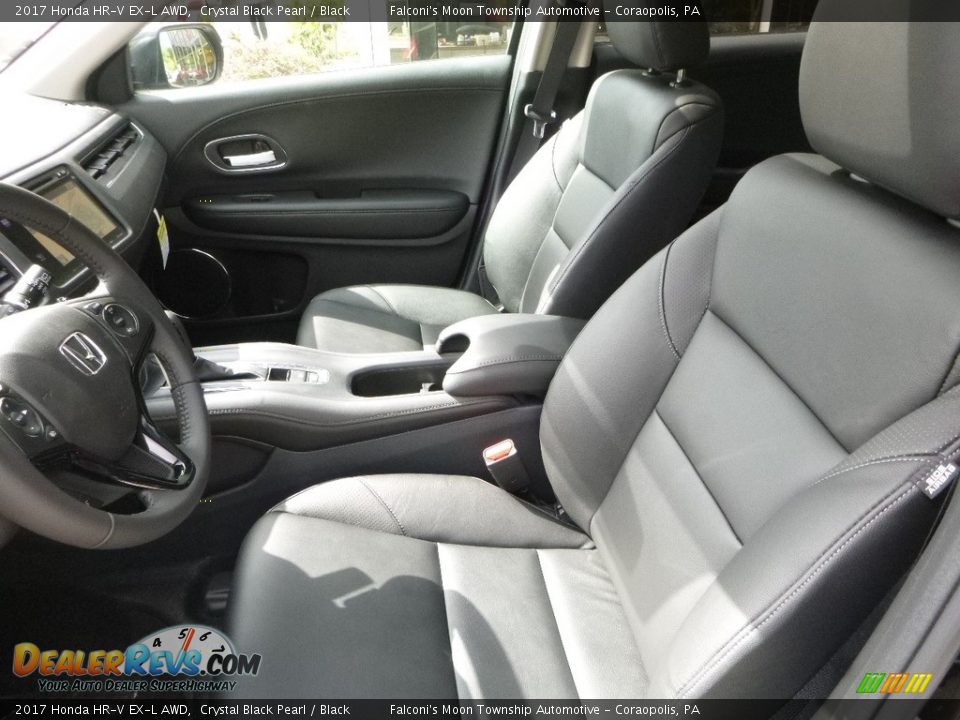 2017 Honda HR-V EX-L AWD Crystal Black Pearl / Black Photo #8