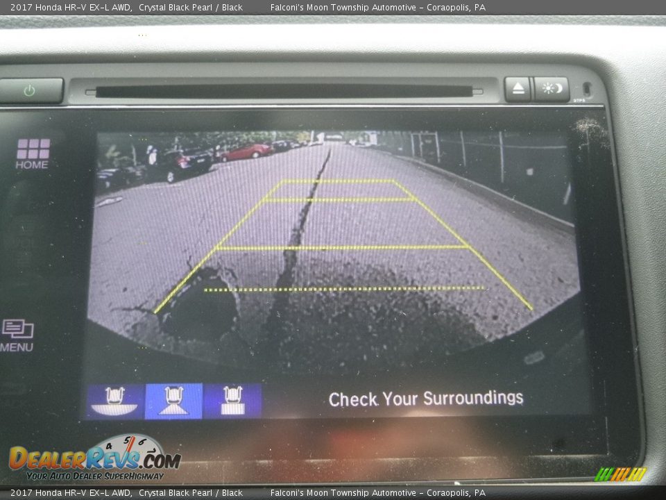 2017 Honda HR-V EX-L AWD Crystal Black Pearl / Black Photo #15