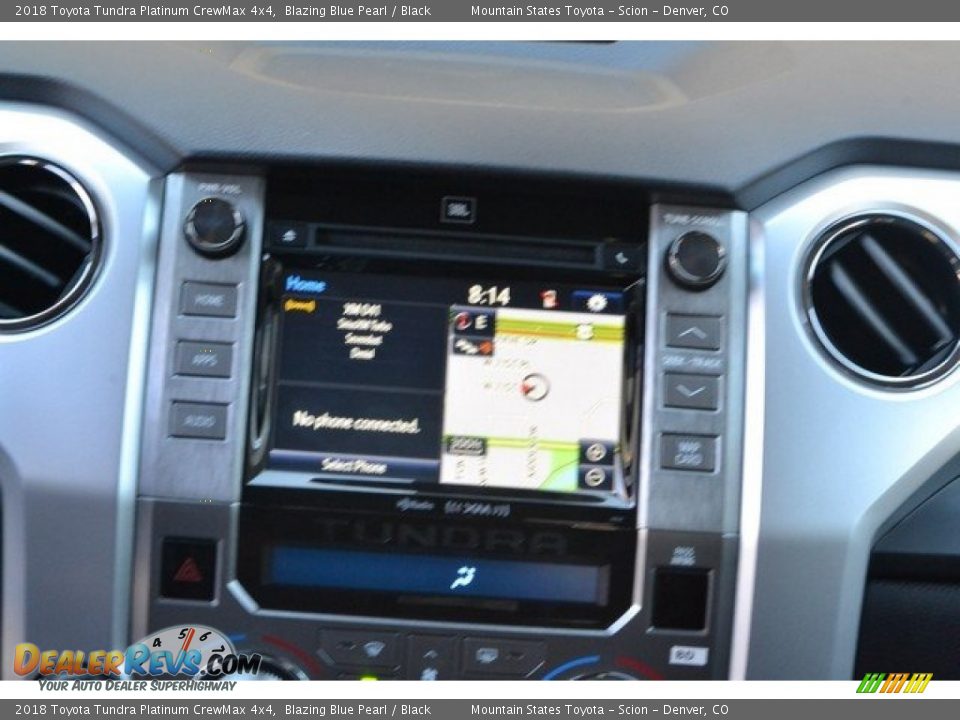 2018 Toyota Tundra Platinum CrewMax 4x4 Blazing Blue Pearl / Black Photo #6