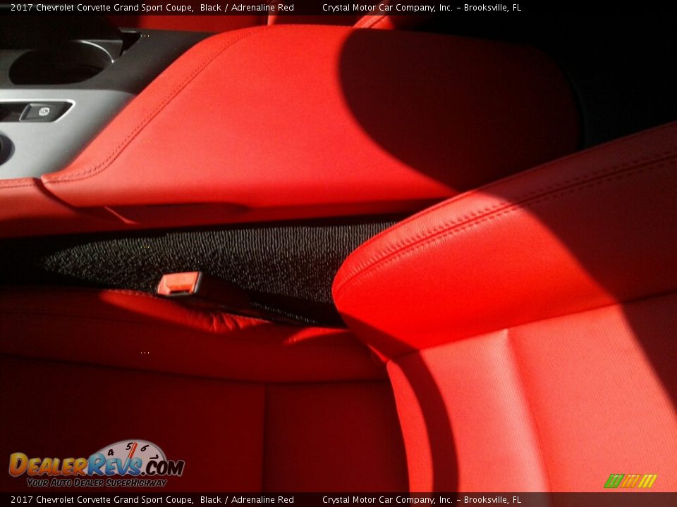 2017 Chevrolet Corvette Grand Sport Coupe Black / Adrenaline Red Photo #18