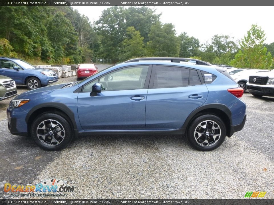 2018 Subaru Crosstrek 2.0i Premium Quartz Blue Pearl / Gray Photo #7