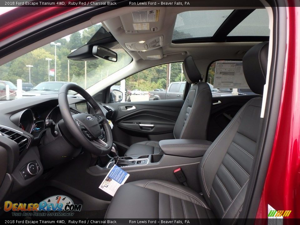 Front Seat of 2018 Ford Escape Titanium 4WD Photo #10