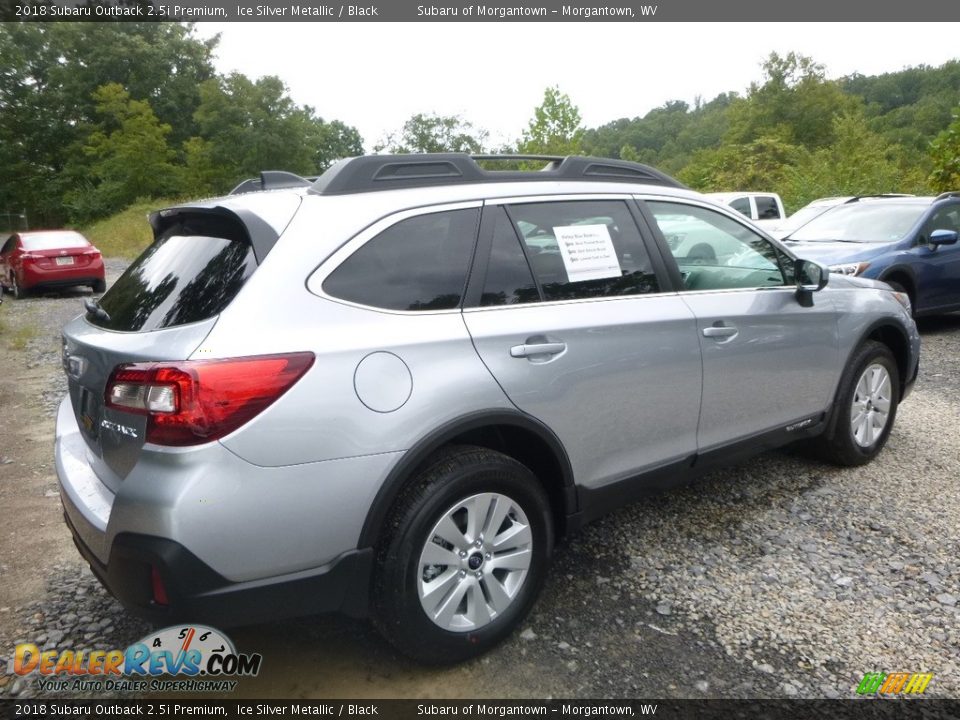 2018 Subaru Outback 2.5i Premium Ice Silver Metallic / Black Photo #4
