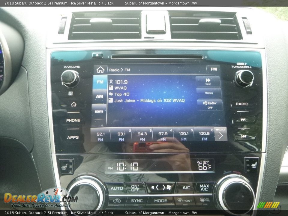 2018 Subaru Outback 2.5i Premium Ice Silver Metallic / Black Photo #18