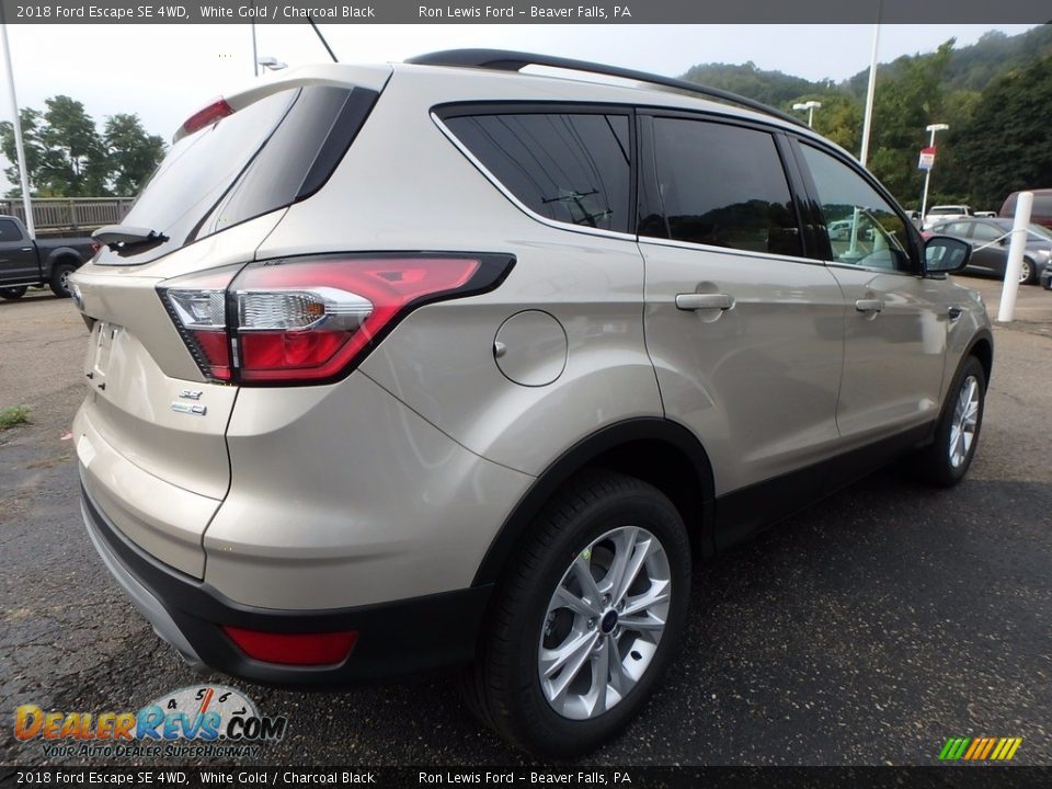 2018 Ford Escape SE 4WD White Gold / Charcoal Black Photo #2