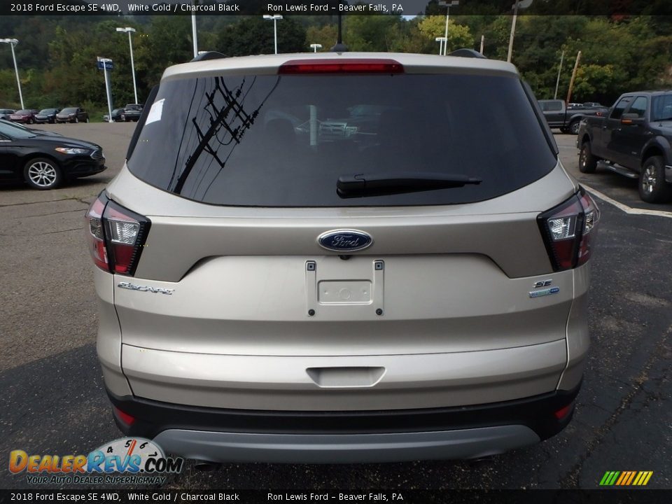 2018 Ford Escape SE 4WD White Gold / Charcoal Black Photo #3