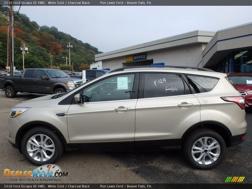 2018 Ford Escape SE 4WD White Gold / Charcoal Black Photo #6
