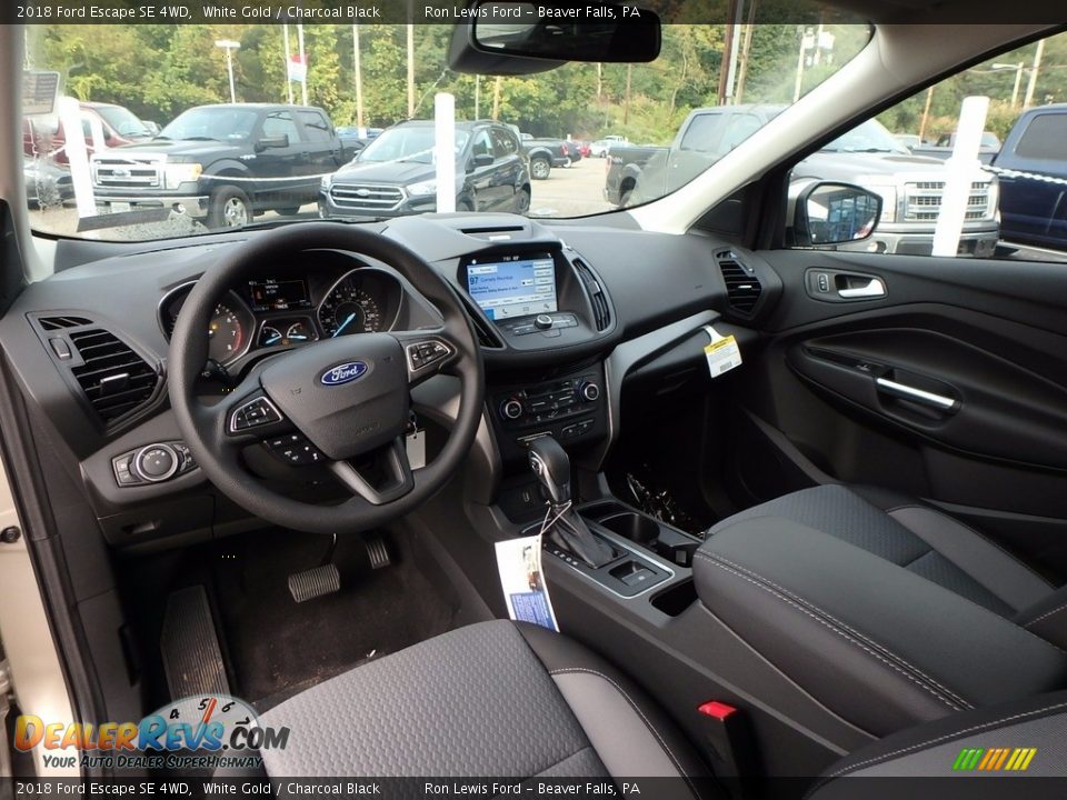 2018 Ford Escape SE 4WD White Gold / Charcoal Black Photo #13