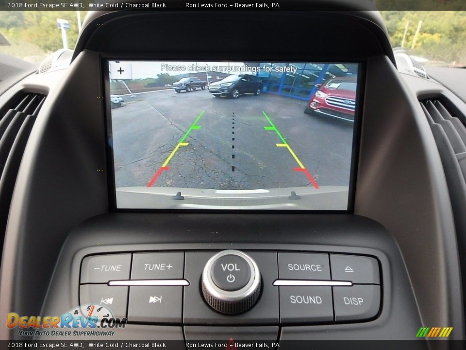 2018 Ford Escape SE 4WD White Gold / Charcoal Black Photo #18