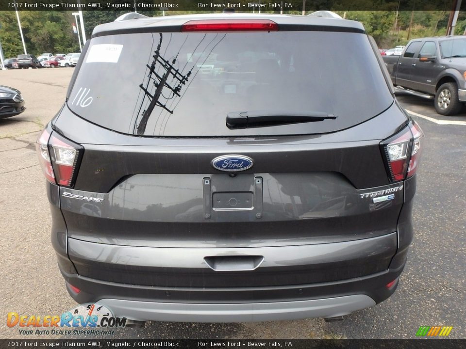 2017 Ford Escape Titanium 4WD Magnetic / Charcoal Black Photo #3