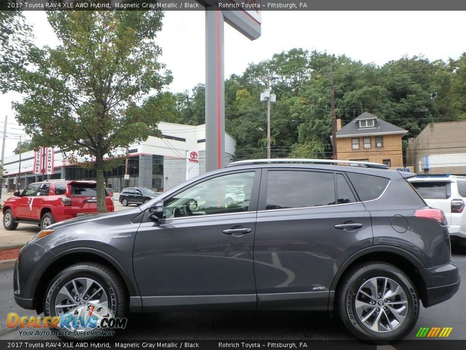 2017 Toyota RAV4 XLE AWD Hybrid Magnetic Gray Metallic / Black Photo #3