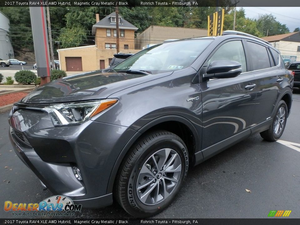 2017 Toyota RAV4 XLE AWD Hybrid Magnetic Gray Metallic / Black Photo #4