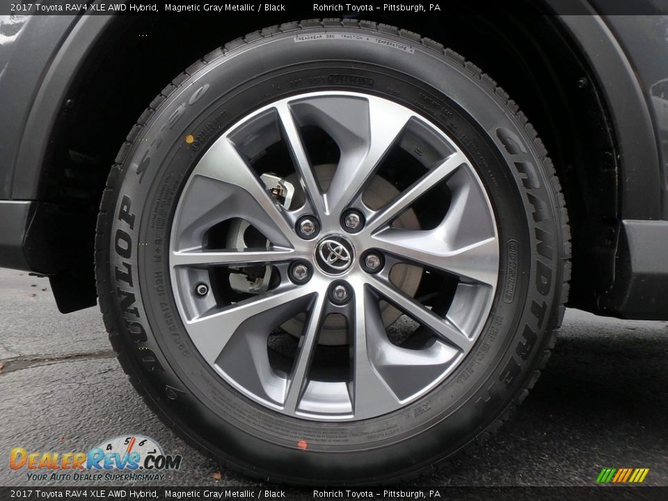 2017 Toyota RAV4 XLE AWD Hybrid Magnetic Gray Metallic / Black Photo #5