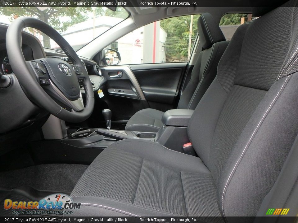 2017 Toyota RAV4 XLE AWD Hybrid Magnetic Gray Metallic / Black Photo #6