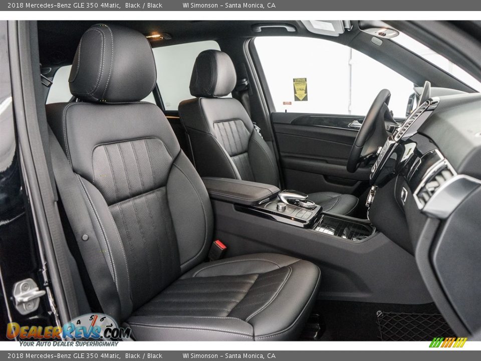 Black Interior - 2018 Mercedes-Benz GLE 350 4Matic Photo #2