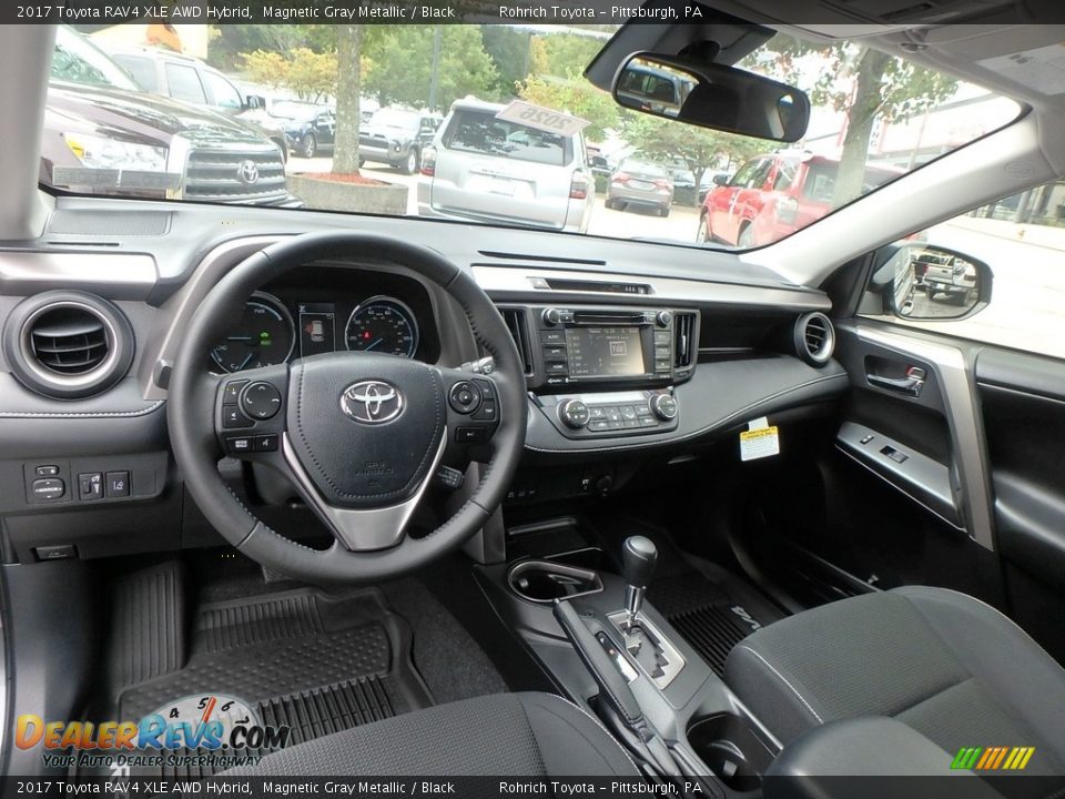 2017 Toyota RAV4 XLE AWD Hybrid Magnetic Gray Metallic / Black Photo #8