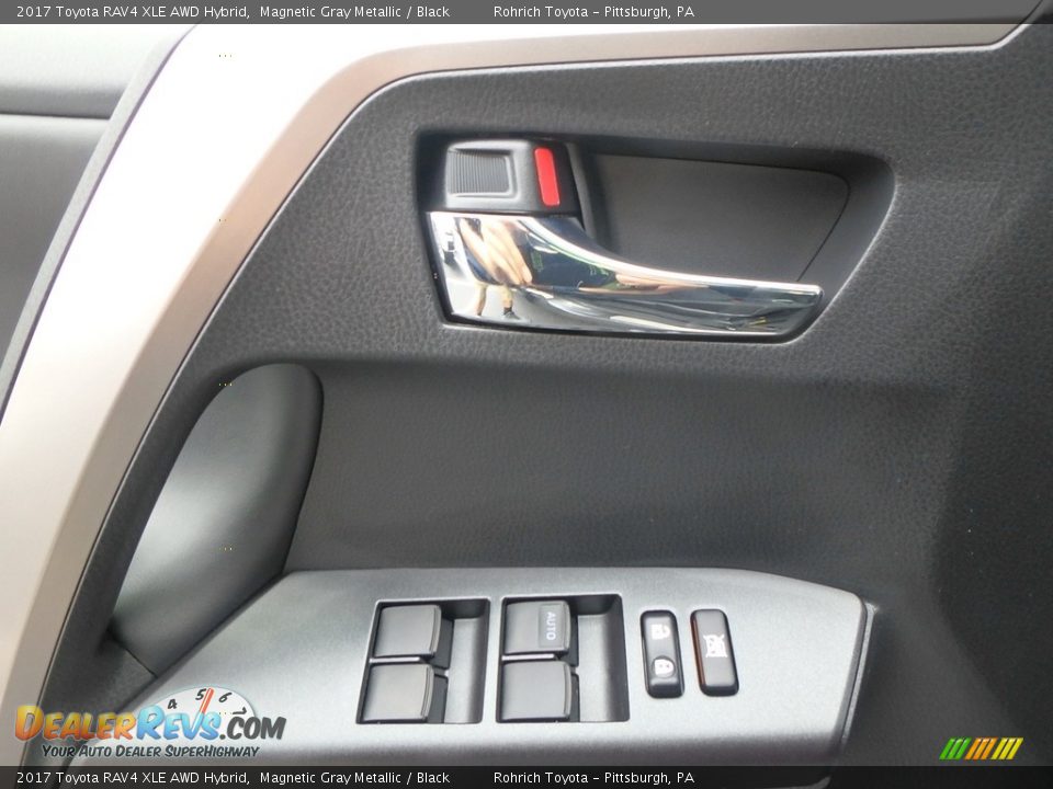 2017 Toyota RAV4 XLE AWD Hybrid Magnetic Gray Metallic / Black Photo #9