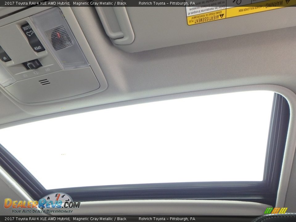 2017 Toyota RAV4 XLE AWD Hybrid Magnetic Gray Metallic / Black Photo #11