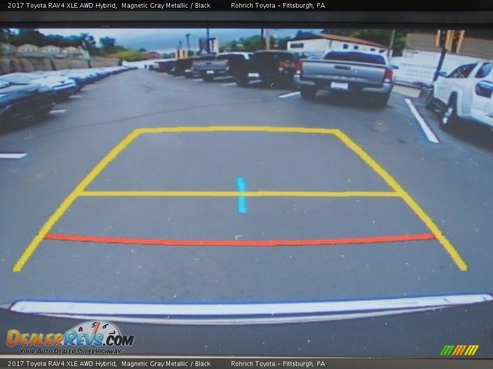 2017 Toyota RAV4 XLE AWD Hybrid Magnetic Gray Metallic / Black Photo #13