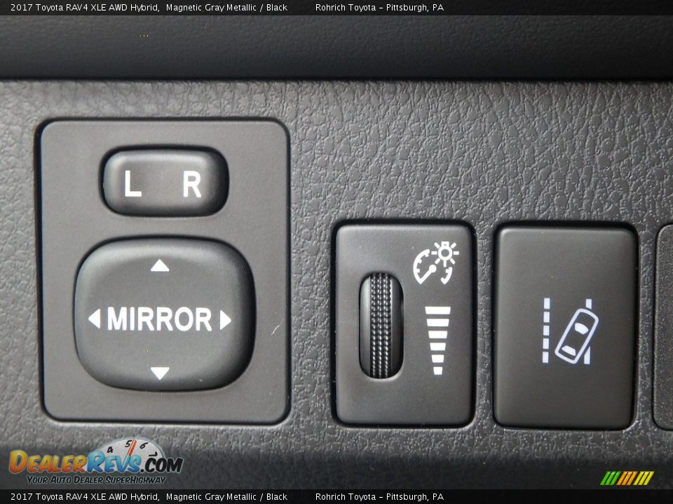 2017 Toyota RAV4 XLE AWD Hybrid Magnetic Gray Metallic / Black Photo #14