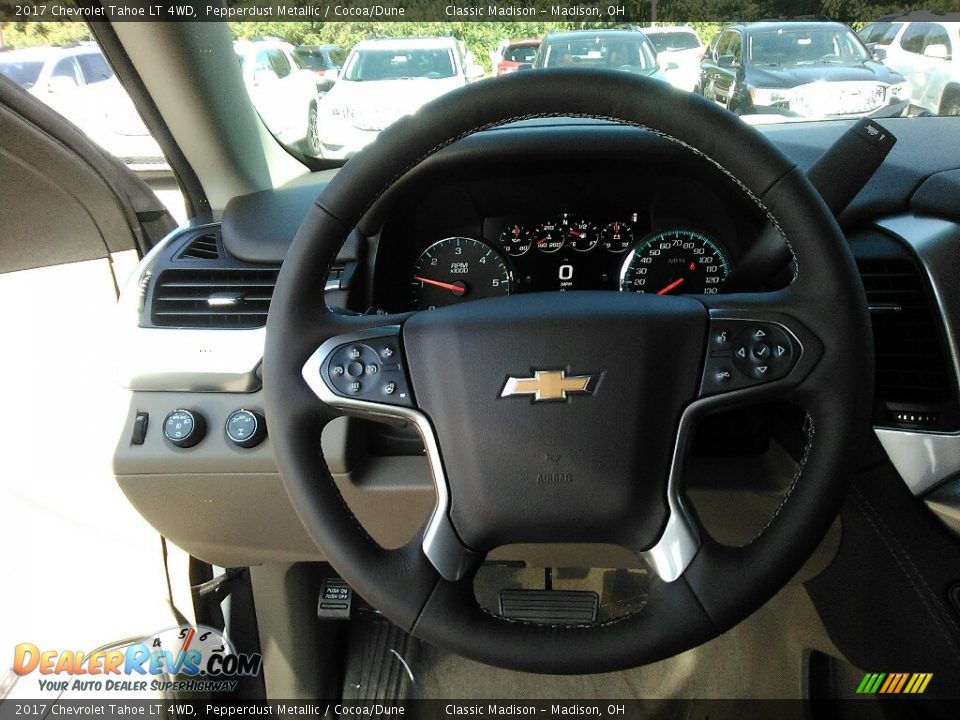 2017 Chevrolet Tahoe LT 4WD Pepperdust Metallic / Cocoa/Dune Photo #9