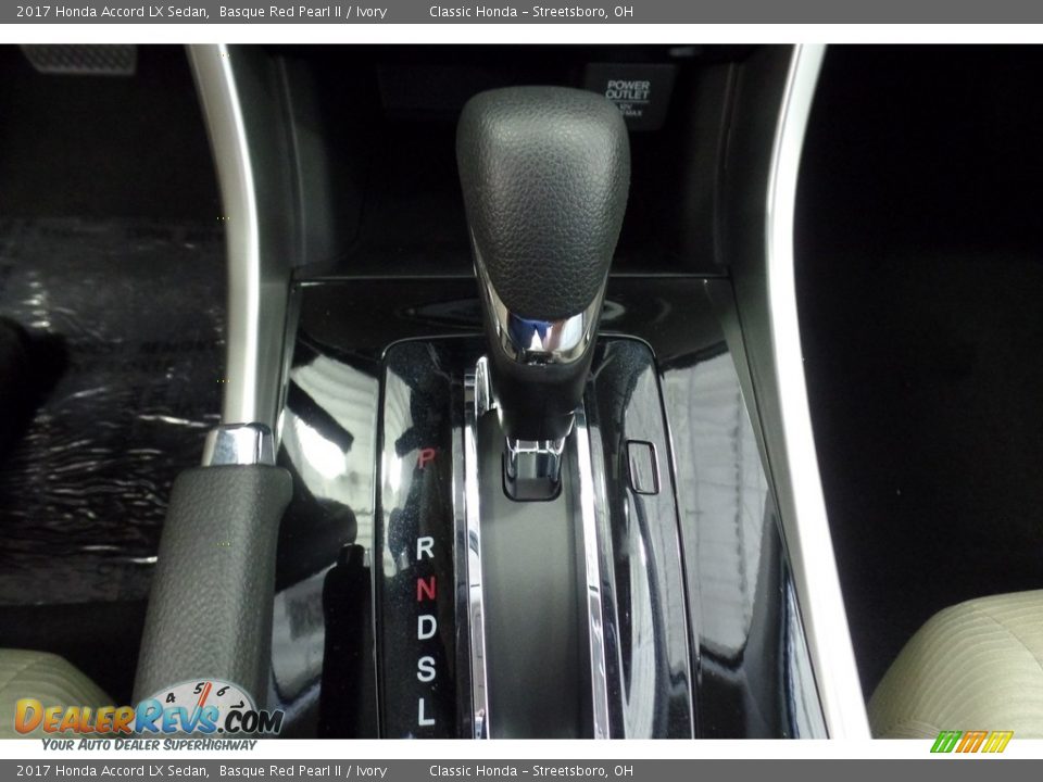 2017 Honda Accord LX Sedan Basque Red Pearl II / Ivory Photo #13