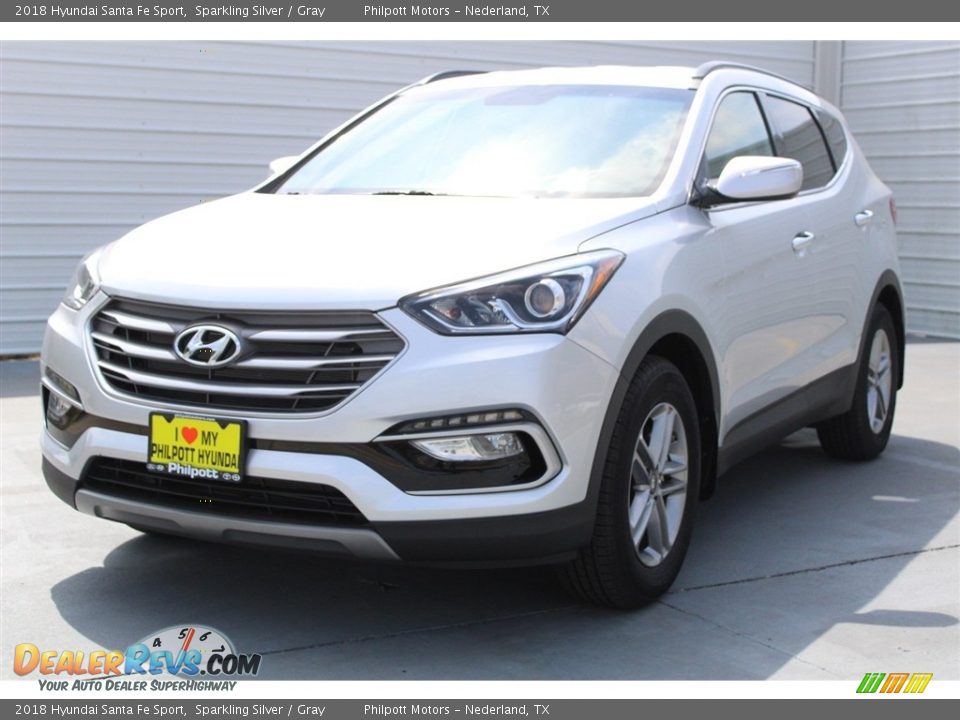 2018 Hyundai Santa Fe Sport Sparkling Silver / Gray Photo #3