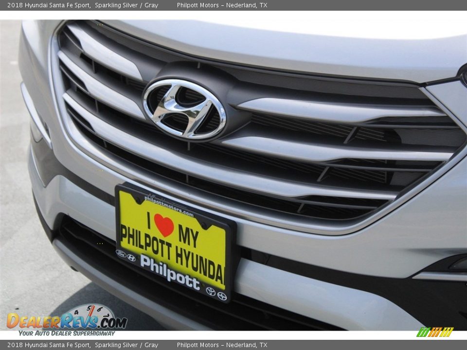2018 Hyundai Santa Fe Sport Sparkling Silver / Gray Photo #4