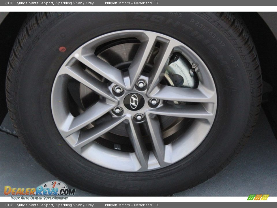 2018 Hyundai Santa Fe Sport Sparkling Silver / Gray Photo #5