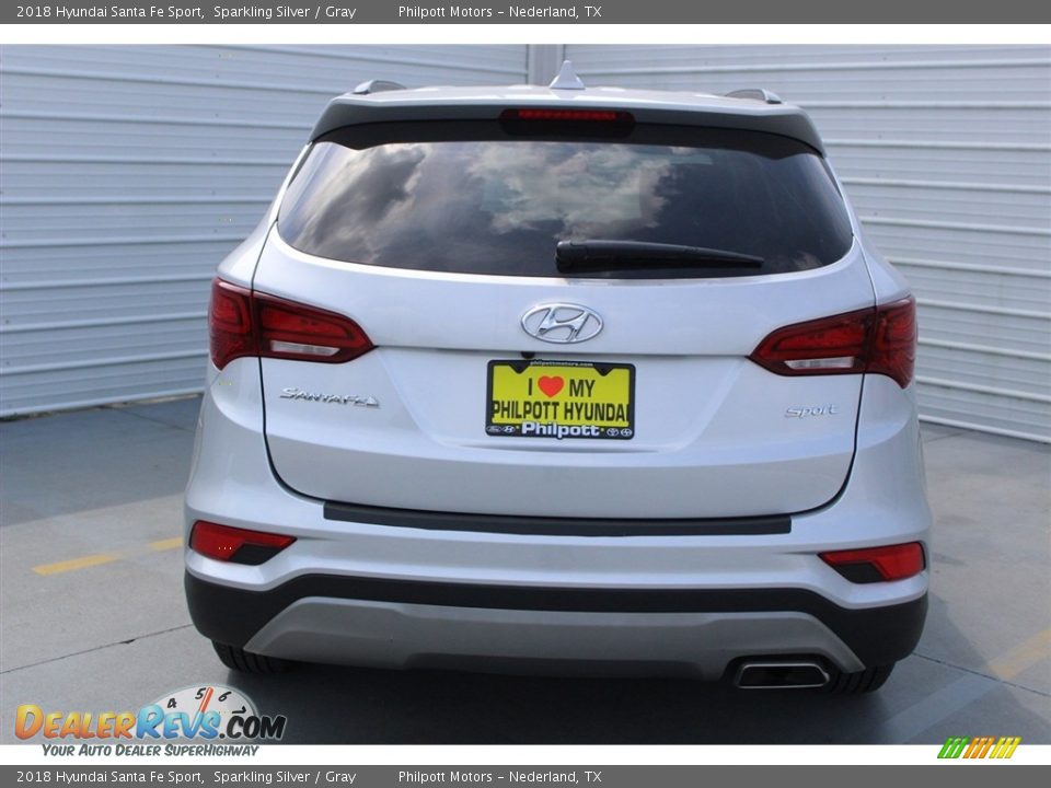2018 Hyundai Santa Fe Sport Sparkling Silver / Gray Photo #7