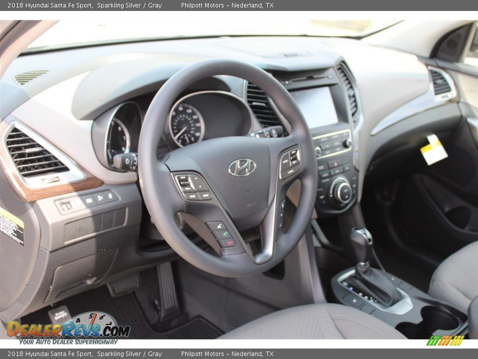 2018 Hyundai Santa Fe Sport Sparkling Silver / Gray Photo #10