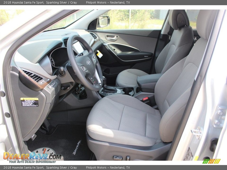 2018 Hyundai Santa Fe Sport Sparkling Silver / Gray Photo #11