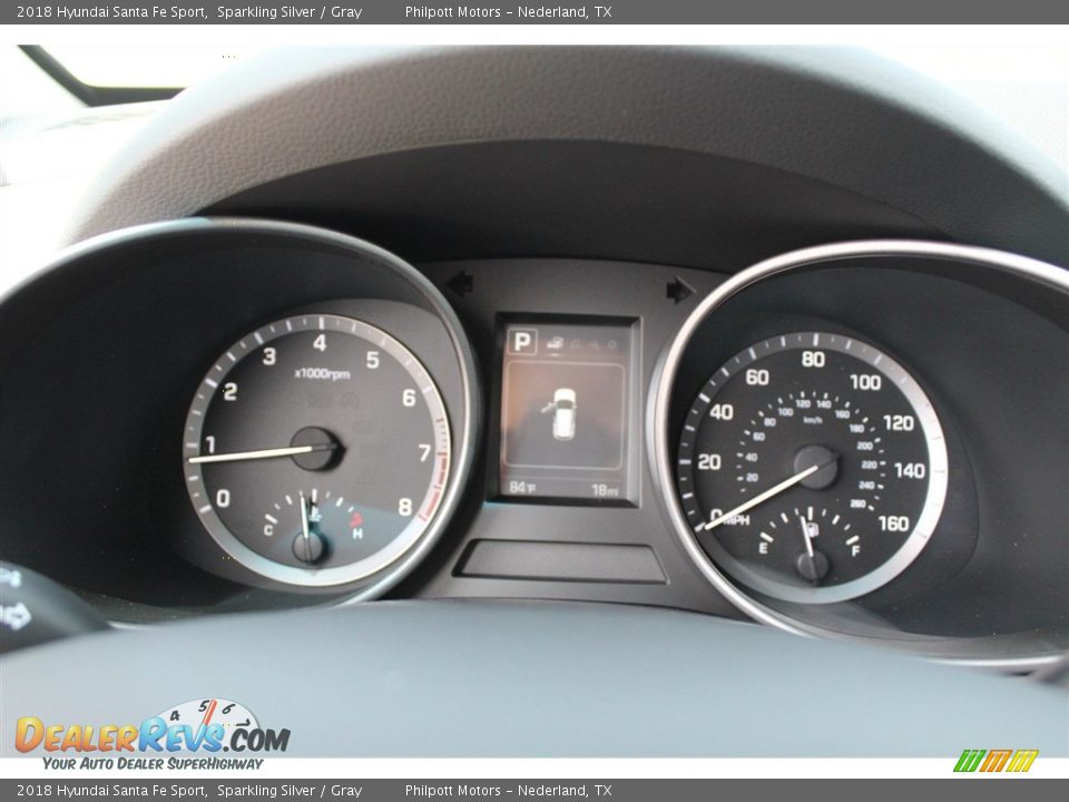 2018 Hyundai Santa Fe Sport Sparkling Silver / Gray Photo #20