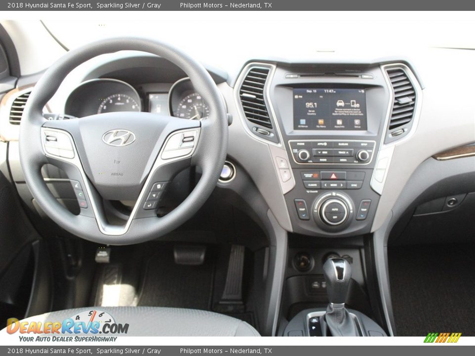 2018 Hyundai Santa Fe Sport Sparkling Silver / Gray Photo #23