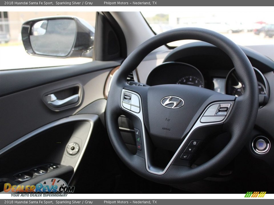 2018 Hyundai Santa Fe Sport Sparkling Silver / Gray Photo #24