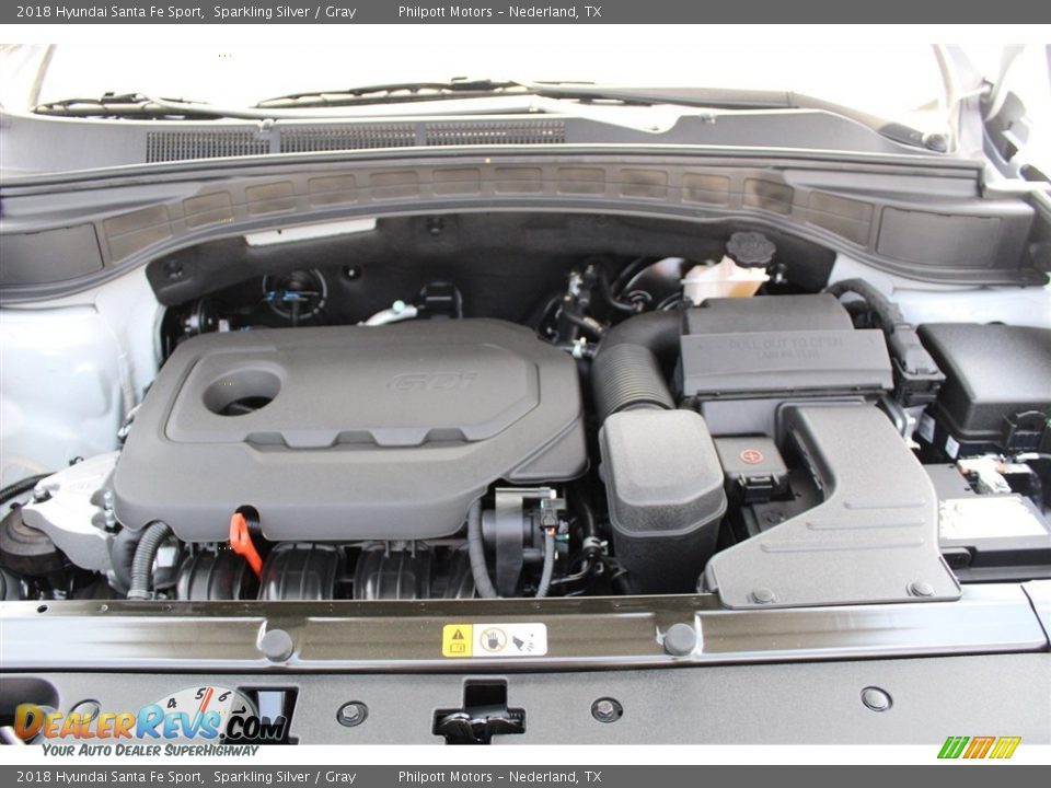 2018 Hyundai Santa Fe Sport Sparkling Silver / Gray Photo #26