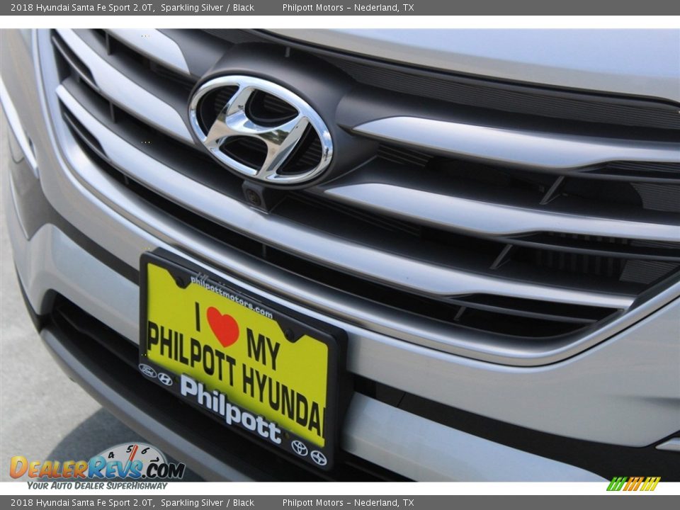 2018 Hyundai Santa Fe Sport 2.0T Sparkling Silver / Black Photo #4