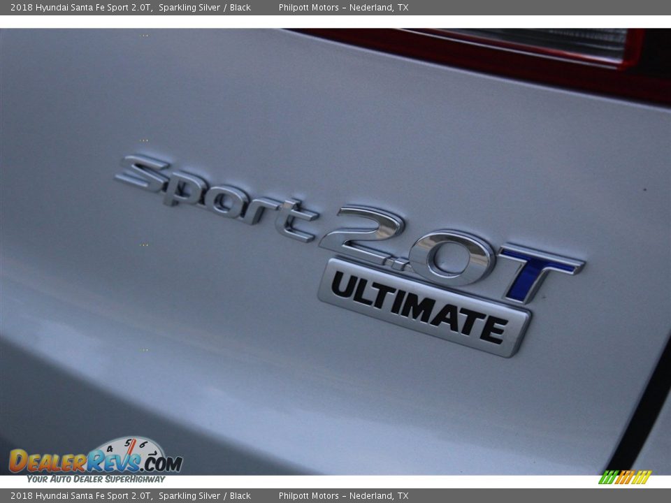 2018 Hyundai Santa Fe Sport 2.0T Sparkling Silver / Black Photo #9