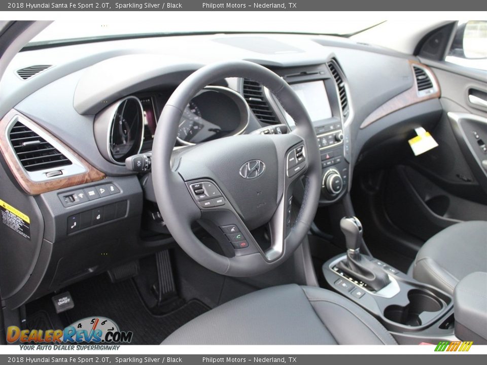 2018 Hyundai Santa Fe Sport 2.0T Sparkling Silver / Black Photo #11