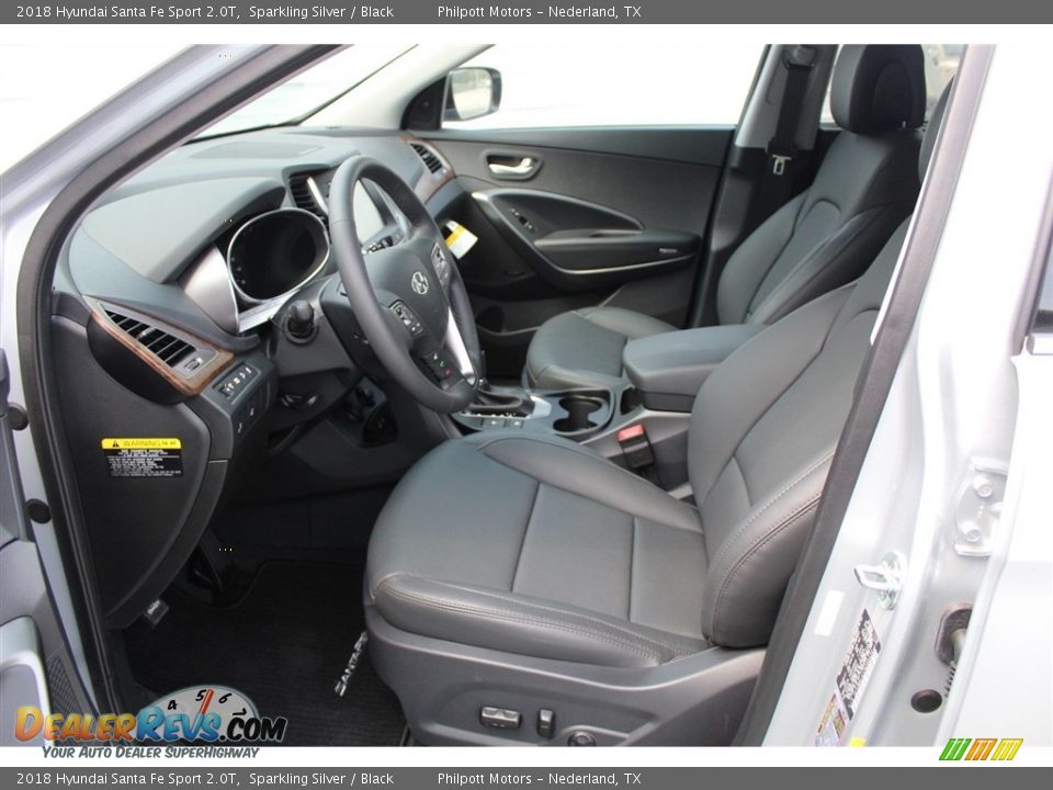 2018 Hyundai Santa Fe Sport 2.0T Sparkling Silver / Black Photo #12