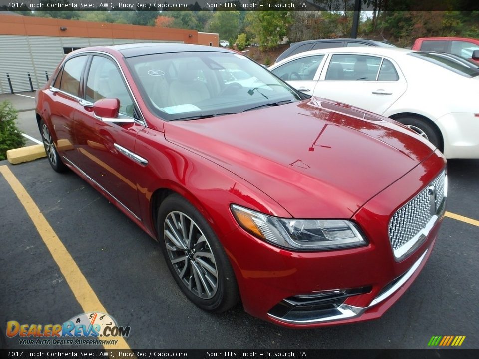 Front 3/4 View of 2017 Lincoln Continental Select AWD Photo #5
