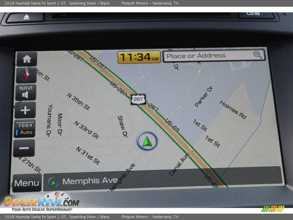 2018 Hyundai Santa Fe Sport 2.0T Sparkling Silver / Black Photo #14