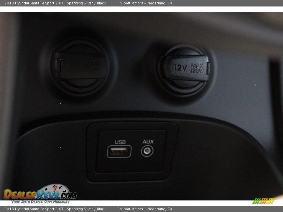 2018 Hyundai Santa Fe Sport 2.0T Sparkling Silver / Black Photo #17